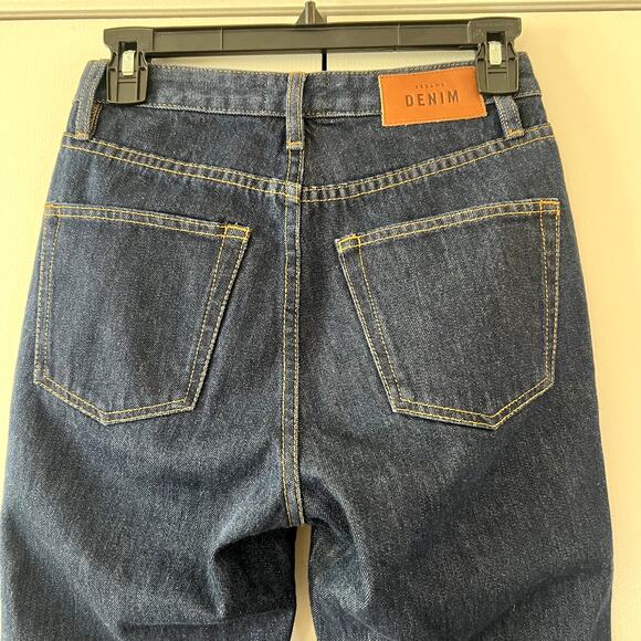 Sezane Le Brut Sexy Indigo Blue High Rise Denim Jeans Size 25 - Picture 5 of 8